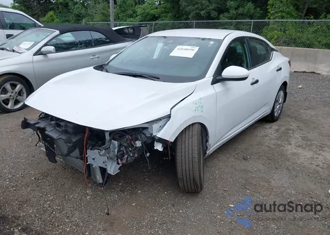 2025 Nissan Sentra S z USA, uszkodzony, nr VIN 3N1AB8BV9SY249754